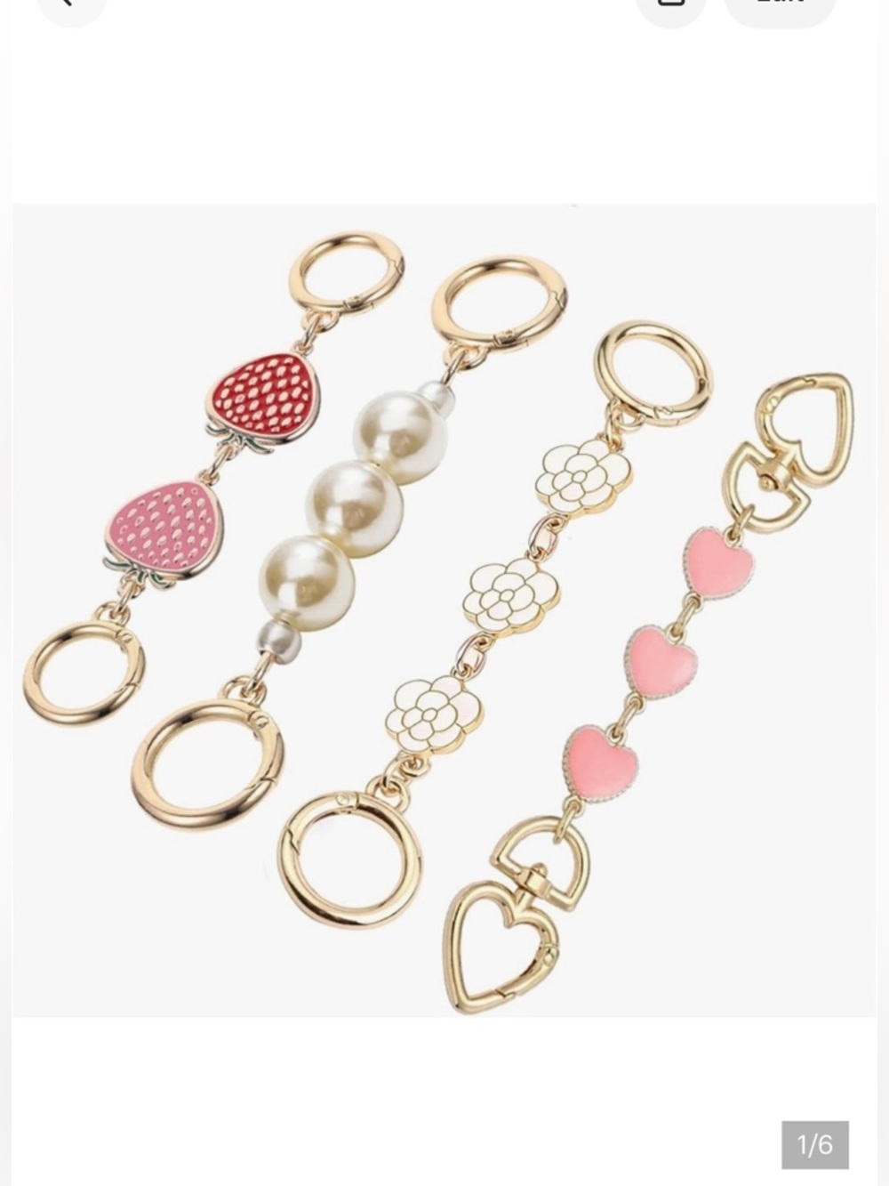 Women Purse Strap Extender Chain for Handbags